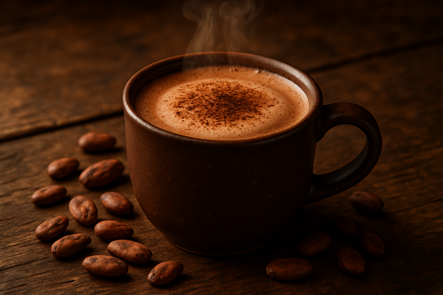 hot chocolate with cacao